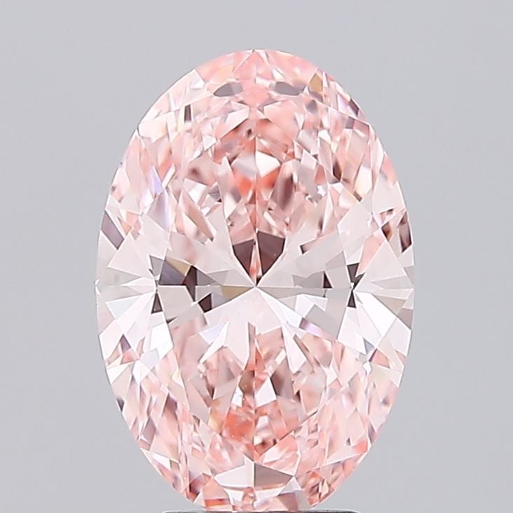 Loose Diamond - OVAL 4.02ct Fancy Vivid Pink VVS2: Loose Diamond - OVAL 4.02ct Fancy Vivid Pink VVS2 Source: This is a real non-mined Diamond that has been grown in a lab Shape: OVAL Carats: 4.02 Color: Fancy Vivid Pink Certification: IGI Video: