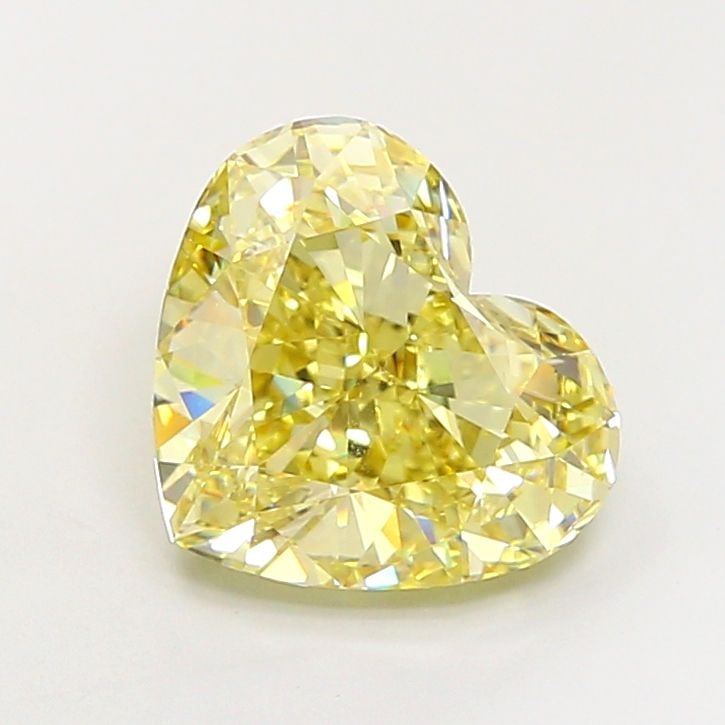 Loose Diamond - HEART 5.5ct Fancy Yellow VS1: Loose Diamond - HEART 5.5ct Fancy Yellow VS1 Source: This is a real non-mined Diamond that has been grown in a lab Shape: HEART Carats: 5.5 Color: Fancy Yellow Certification: IGI Video: