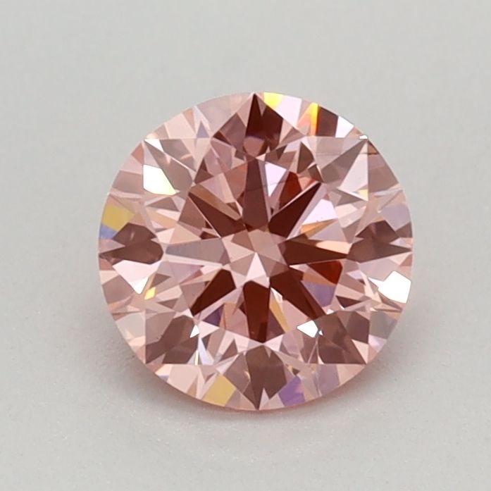 Ideal Loose Diamond - ROUND 0.58ct Fancy Vivid Pink VS2: Ideal Loose Diamond - ROUND 0.58ct Fancy Vivid Pink VS2 Source: This is a real non-mined Diamond that has been grown in a lab Shape: ROUND Carats: 0.58 Color: Fancy Vivid Pink Certification: IGI Video