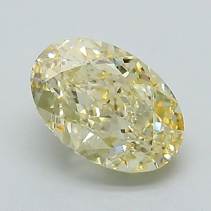 Loose Diamond - OVAL 1.54ct Fancy Intense Yellow VVS2: Loose Diamond - OVAL 1.54ct Fancy Intense Yellow VVS2 Source: This is a real non-mined Diamond that has been grown in a lab Shape: OVAL Carats: 1.54 Color: Fancy Intense Yellow Certification: IGI Vide