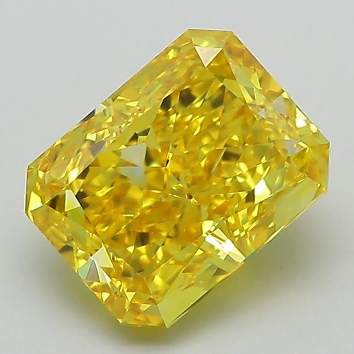Loose Diamond - RADIANT 2.21ct Fancy Vivid Yellow VS1: Loose Diamond - RADIANT 2.21ct Fancy Vivid Yellow VS1 Source: This is a real non-mined Diamond that has been grown in a lab Shape: RADIANT Carats: 2.21 Color: Fancy Vivid Yellow Certification: IGI Vid