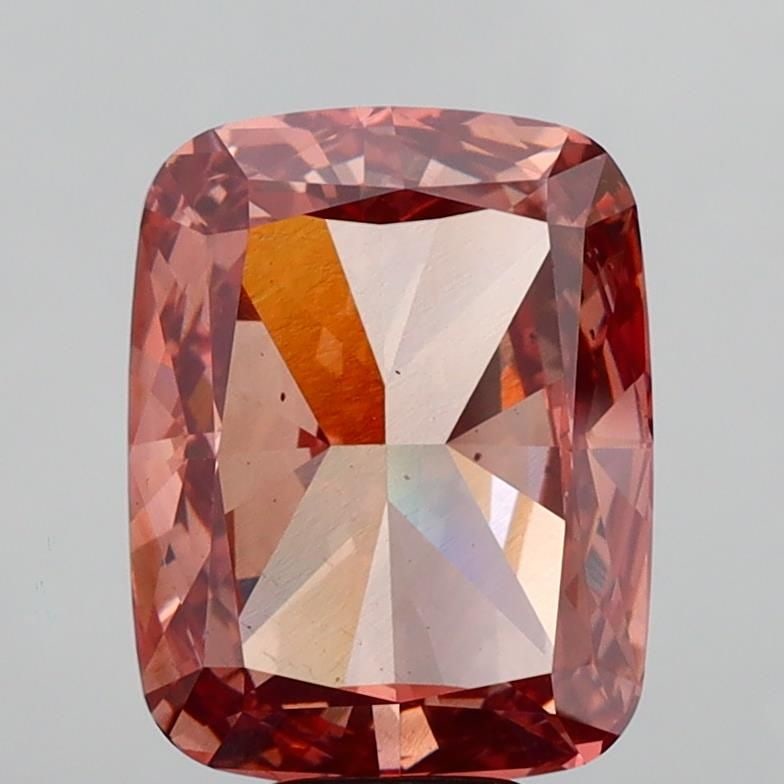 Loose Diamond - CUSHION MODIFIED 10.52ct Fancy Pinkish Brown VS2: Loose Diamond - CUSHION MODIFIED 10.52ct Fancy Pinkish Brown VS2 Source: This is a real non-mined Diamond that has been grown in a lab Shape: CUSHION MODIFIED Carats: 10.52 Color: Fancy Pinkish Brown