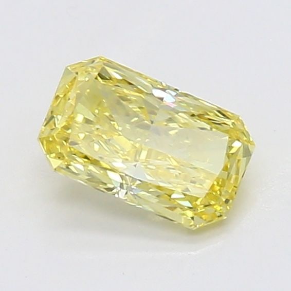 Loose Diamond - RADIANT 0.38ct Fancy Vivid Yellow VS2: Loose Diamond - RADIANT 0.38ct Fancy Vivid Yellow VS2 Source: This is a real non-mined Diamond that has been grown in a lab Shape: RADIANT Carats: 0.38 Color: Fancy Vivid Yellow Certification: NONE Vi