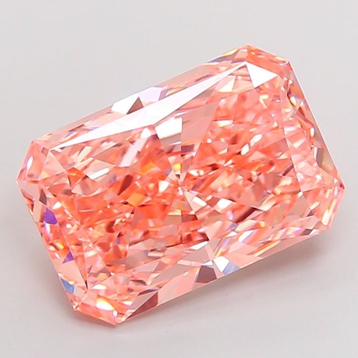 Loose Diamond - RADIANT 10.0ct Fancy Vivid Pink VS1: Loose Diamond - RADIANT 10.0ct Fancy Vivid Pink VS1 Source: This is a real non-mined Diamond that has been grown in a lab Shape: RADIANT Carats: 10.0 Color: Fancy Vivid Pink Certification: IGI Video:
