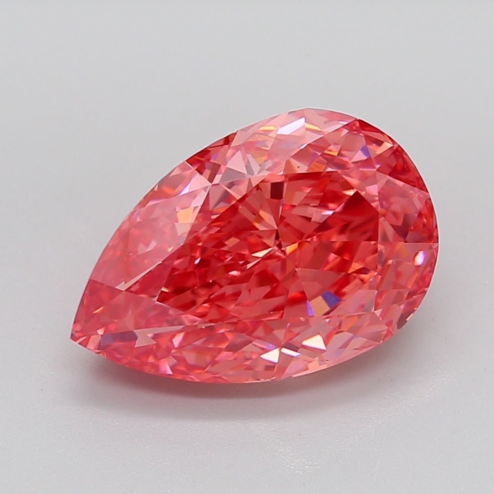 Loose Diamond - PEAR 8.03ct Fancy Vivid Pink VS1: Loose Diamond - PEAR 8.03ct Fancy Vivid Pink VS1 Source: This is a real non-mined Diamond that has been grown in a lab Shape: PEAR Carats: 8.03 Color: Fancy Vivid Pink Certification: NONE Video: