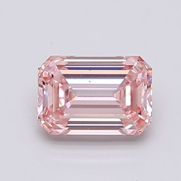 Loose Diamond - EMERALD 1.08ct Fancy Pink VS2: Loose Diamond - EMERALD 1.08ct Fancy Pink VS2 Source: This is a real non-mined Diamond that has been grown in a lab Shape: EMERALD Carats: 1.08 Color: Fancy Pink Certification: IGI Video: