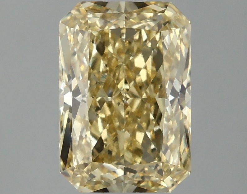 Loose Diamond - RADIANT 2.15ct Fancy Intense Yellow VS1: Loose Diamond - RADIANT 2.15ct Fancy Intense Yellow VS1 Source: This is a real non-mined Diamond that has been grown in a lab Shape: RADIANT Carats: 2.15 Color: Fancy Intense Yellow Certification: IGI