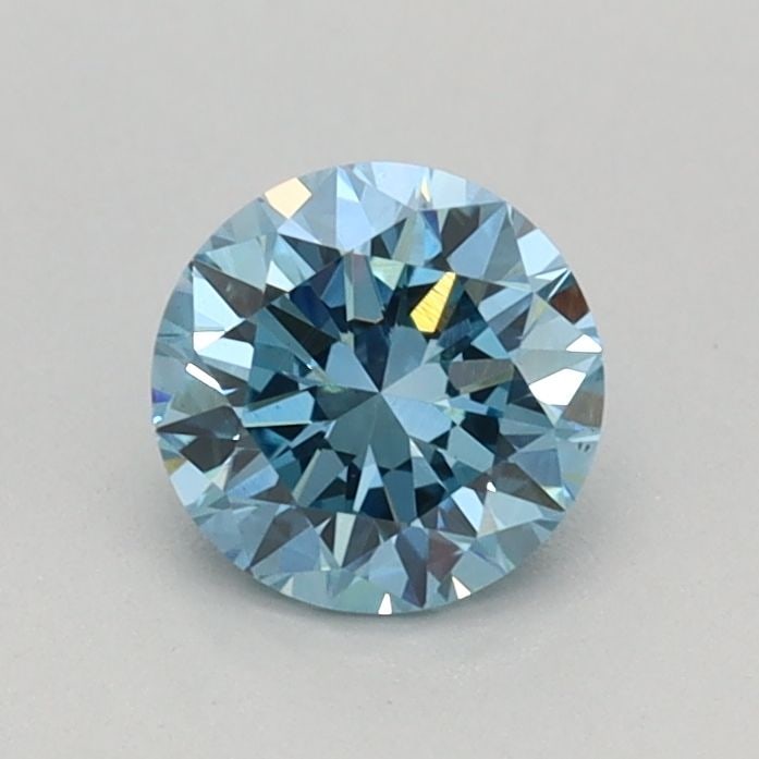 Loose Diamond - ROUND 0.48ct Fancy Vivid Blue VS1: Loose Diamond - ROUND 0.48ct Fancy Vivid Blue VS1 Source: This is a real non-mined Diamond that has been grown in a lab Shape: ROUND Carats: 0.48 Color: Fancy Vivid Blue Certification: IGI Video: