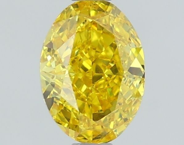 Loose Diamond - OVAL 1.05ct Fancy Vivid Yellow VS1: Loose Diamond - OVAL 1.05ct Fancy Vivid Yellow VS1 Source: This is a real non-mined Diamond that has been grown in a lab Shape: OVAL Carats: 1.05 Color: Fancy Vivid Yellow Certification: IGI Video: