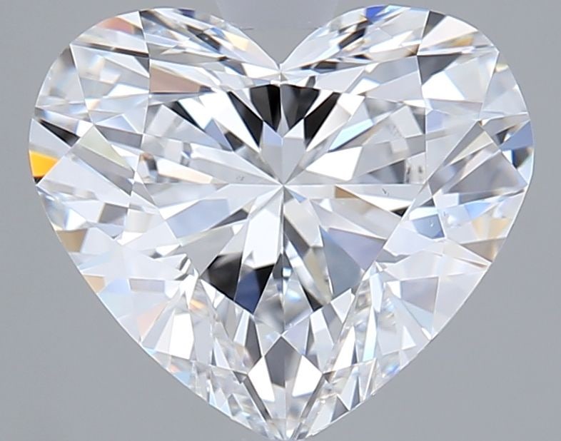 Loose Diamond - HEART 2.5ct D VS1: Loose Diamond - HEART 2.5ct D VS1 Source: This is a real non-mined Diamond that has been grown in a lab Shape: HEART Carats: 2.5 Color: D Clarity: VS1 Certification: IGI Video: