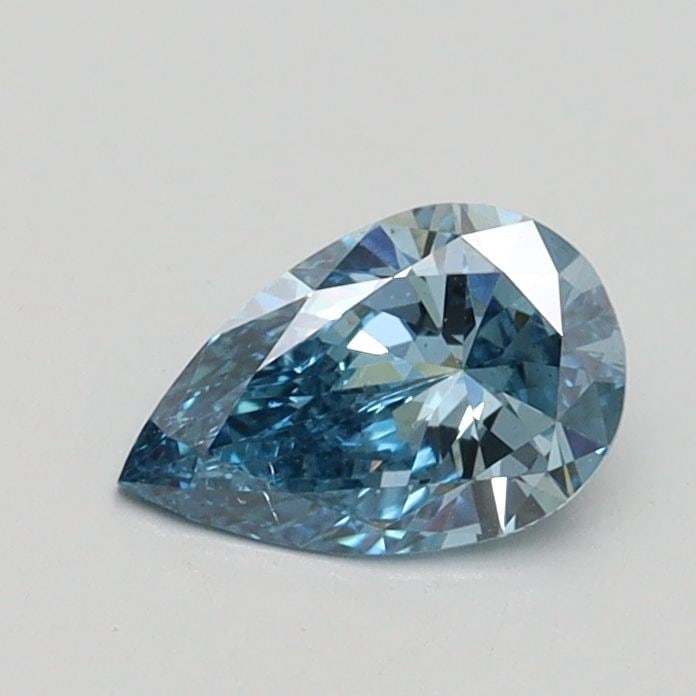 Loose Diamond - PEAR 0.5ct Fancy Vivid Blue VS2: Loose Diamond - PEAR 0.5ct Fancy Vivid Blue VS2 Source: This is a real non-mined Diamond that has been grown in a lab Shape: PEAR Carats: 0.5 Color: Fancy Vivid Blue Certification: IGI Video: