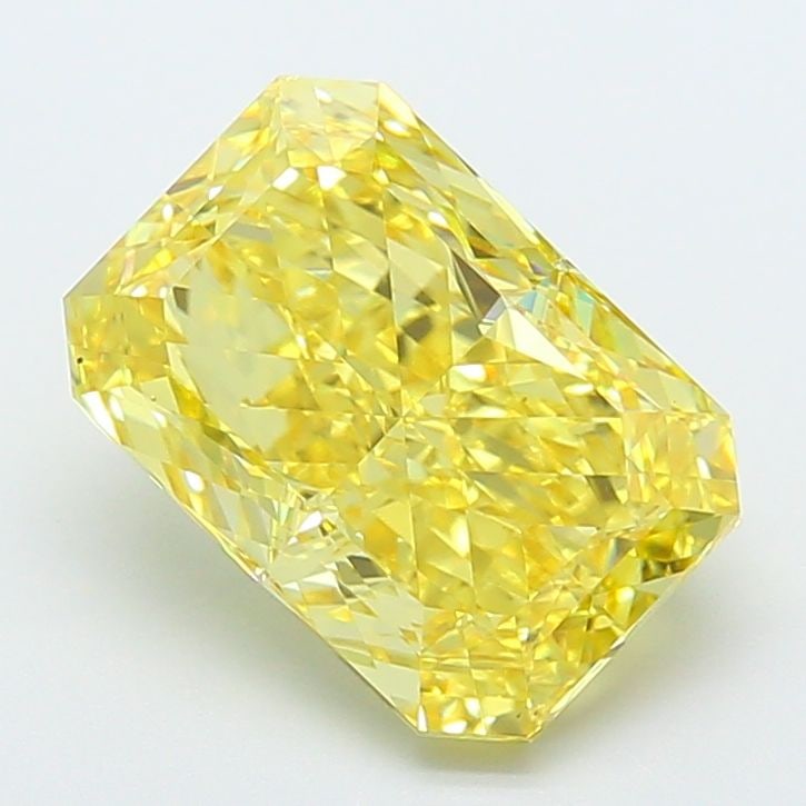 Loose Diamond - RADIANT 5.01ct Fancy Vivid Yellow VS1: Loose Diamond - RADIANT 5.01ct Fancy Vivid Yellow VS1 Source: This is a real non-mined Diamond that has been grown in a lab Shape: RADIANT Carats: 5.01 Color: Fancy Vivid Yellow Certification: IGI Vid