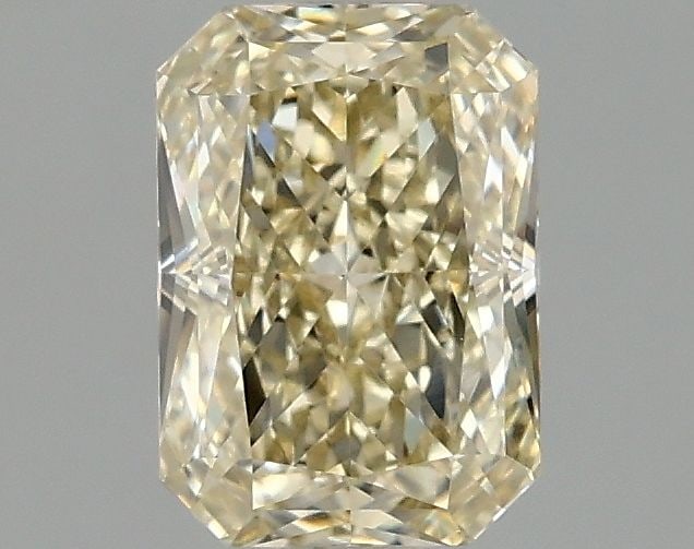 Loose Diamond - RADIANT 1.09ct Fancy Light Yellow VS1: Loose Diamond - RADIANT 1.09ct Fancy Light Yellow VS1 Source: This is a real non-mined Diamond that has been grown in a lab Shape: RADIANT Carats: 1.09 Color: Fancy Light Yellow Certification: IGI