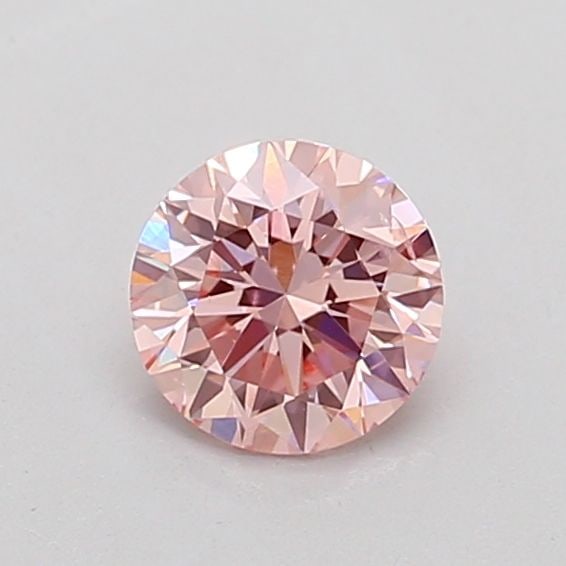 Loose Diamond - ROUND 0.55ct Fancy Vivid Pink SI1: Loose Diamond - ROUND 0.55ct Fancy Vivid Pink SI1 Source: This is a real non-mined Diamond that has been grown in a lab Shape: ROUND Carats: 0.55 Color: Fancy Vivid Pink Certification: NONE The