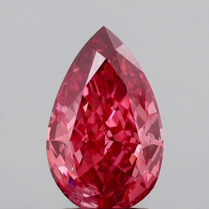 Loose Diamond - PEAR 2.06ct Fancy Deep Pink SI2: Loose Diamond - PEAR 2.06ct Fancy Deep Pink SI2 Source: This is a real non-mined Diamond that has been grown in a lab Shape: PEAR Carats: 2.06 Color: Fancy Deep Pink Certification: IGI Video: