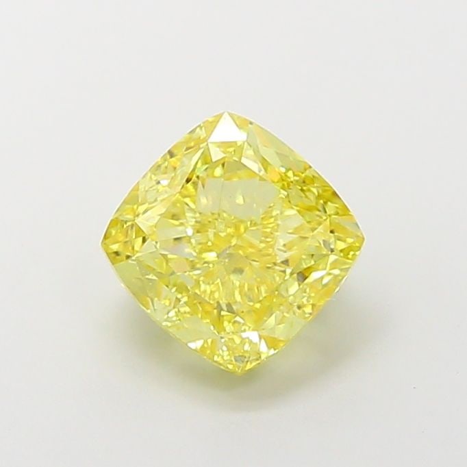 Loose Diamond - CUSHION MODIFIED 3.03ct Fancy Intense Yellow VVS2: Loose Diamond - CUSHION MODIFIED 3.03ct Fancy Intense Yellow VVS2 Source: This is a real non-mined Diamond that has been grown in a lab Shape: CUSHION MODIFIED Carats: 3.03 Color: Fancy Intense Yellow
