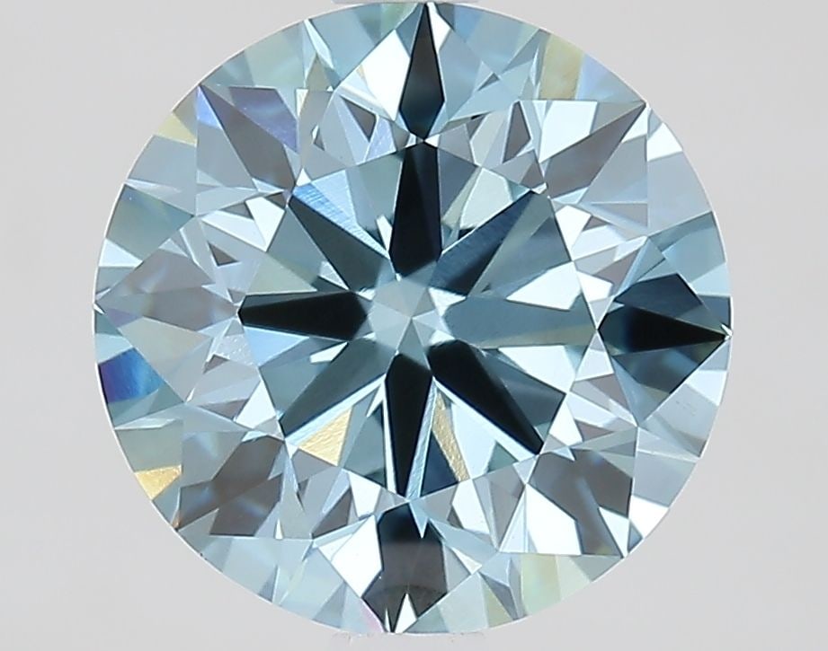 Ideal Loose Diamond - ROUND 2.44ct Fancy Vivid Blue VVS2: Ideal Loose Diamond - ROUND 2.44ct Fancy Vivid Blue VVS2 Source: This is a real non-mined Diamond that has been grown in a lab Shape: ROUND Carats: 2.44 Color: Fancy Vivid Blue Certification: IGI
