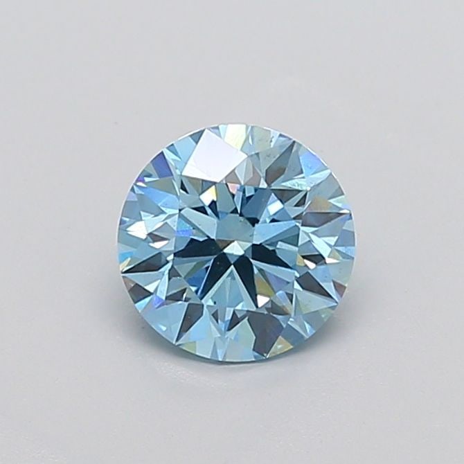 Ideal Loose Diamond - ROUND 1.51ct Fancy Vivid Blue SI1 (1 of 1)