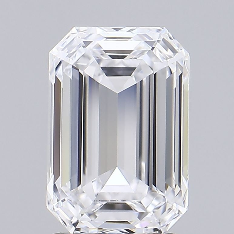Loose Diamond - EMERALD 1.97ct D IF: Loose Diamond - EMERALD 1.97ct D IF Source: This is a real non-mined Diamond that has been grown in a lab Shape: EMERALD Carats: 1.97 Color: D Clarity: IF Certification: IGI Video: