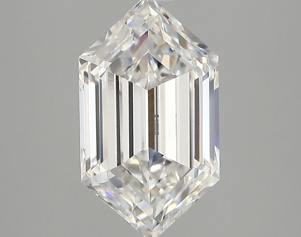 Loose Diamond - HEXAGONAL 2.7ct E VVS1: Loose Diamond - HEXAGONAL 2.7ct E VVS1 Source: This is a real non-mined Diamond that has been grown in a lab Shape: HEXAGONAL Carats: 2.7 Color: E Clarity: VVS1 Certification: IGI Video: