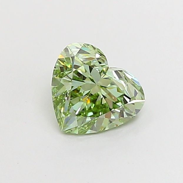Loose Diamond - HEART 1.34ct Fancy Vivid Green VS1: Loose Diamond - HEART 1.34ct Fancy Vivid Green VS1 Source: This is a real non-mined Diamond that has been grown in a lab Shape: HEART Carats: 1.34 Color: Fancy Vivid Green Certification: IGI Video:
