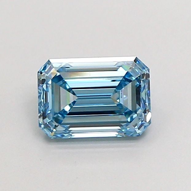 Loose Diamond - EMERALD 1.11ct Fancy Vivid Blue VVS2: Loose Diamond - EMERALD 1.11ct Fancy Vivid Blue VVS2 Source: This is a real non-mined Diamond that has been grown in a lab Shape: EMERALD Carats: 1.11 Color: Fancy Vivid Blue Certification: IGI Video: