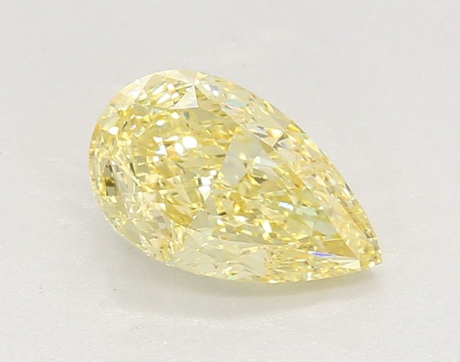 Loose Diamond - PEAR 1.56ct Fancy Intense Yellow VS1: Loose Diamond - PEAR 1.56ct Fancy Intense Yellow VS1 Source: This is a real non-mined Diamond that has been grown in a lab Shape: PEAR Carats: 1.56 Color: Fancy Intense Yellow Certification: IGI Video