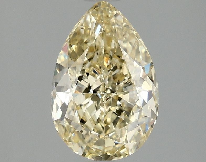 Loose Diamond - PEAR 1.59ct Fancy Intense Yellow VS2: Loose Diamond - PEAR 1.59ct Fancy Intense Yellow VS2 Source: This is a real non-mined Diamond that has been grown in a lab Shape: PEAR Carats: 1.59 Color: Fancy Intense Yellow Certification: IGI Video