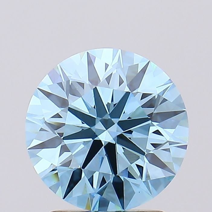 Ideal Loose Diamond - ROUND 2.01ct Fancy Vivid Blue VS1: Ideal Loose Diamond - ROUND 2.01ct Fancy Vivid Blue VS1 Source: This is a real non-mined Diamond that has been grown in a lab Shape: ROUND Carats: 2.01 Color: Fancy Vivid Blue Certification: IGI Video