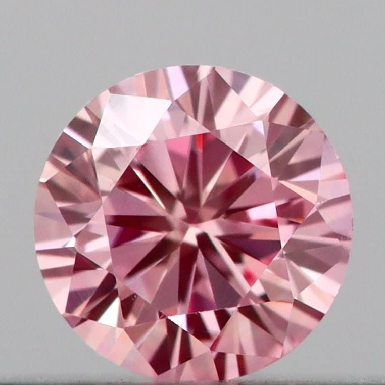 Loose Diamond - ROUND 0.2ct Fancy Intense Pink VS1: Loose Diamond - ROUND 0.2ct Fancy Intense Pink VS1 Source: This is a real non-mined Diamond that has been grown in a lab Shape: ROUND Carats: 0.2 Color: Fancy Intense Pink Certification: IGI Video:
