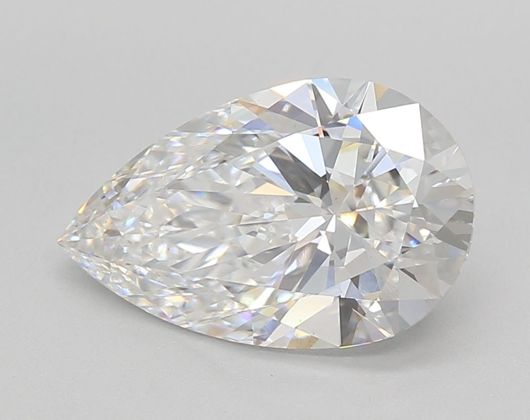 Loose Diamond - PEAR 3.02ct E VS2: Loose Diamond - PEAR 3.02ct E VS2 Source: This is a real non-mined Diamond that has been grown in a lab Shape: PEAR Carats: 3.02 Color: E Clarity: VS2 Certification: NONE Video:
