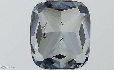 Loose Diamond - CUSHION MODIFIED 0.7ct Fancy Vivid Blue SI1 (1 of 1)