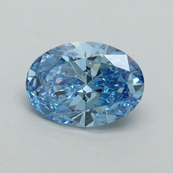 Loose Diamond - OVAL 0.52ct Fancy Vivid Blue VS2: Loose Diamond - OVAL 0.52ct Fancy Vivid Blue VS2 Source: This is a real non-mined Diamond that has been grown in a lab Shape: OVAL Carats: 0.52 Color: Fancy Vivid Blue Certification: IGI Video: