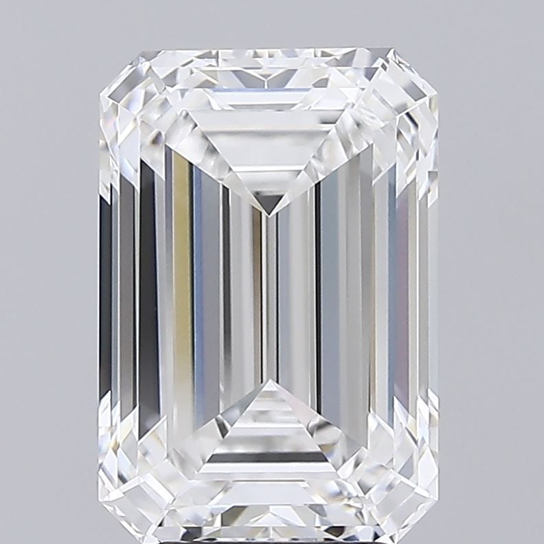 Loose Diamond - EMERALD 4.59ct E VVS2: Loose Diamond - EMERALD 4.59ct E VVS2 Source: This is a real non-mined Diamond that has been grown in a lab Shape: EMERALD Carats: 4.59 Color: E Clarity: VVS2 Certification: IGI Video: