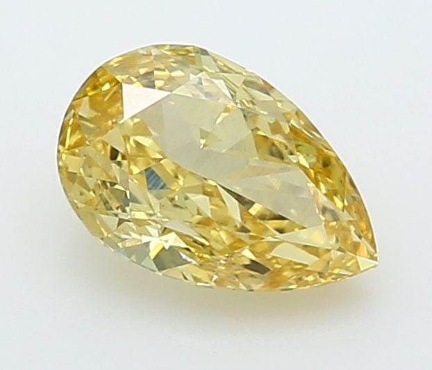 Loose Diamond - PEAR 1.33ct Fancy Vivid Yellow VS1: Loose Diamond - PEAR 1.33ct Fancy Vivid Yellow VS1 Source: This is a real non-mined Diamond that has been grown in a lab Shape: PEAR Carats: 1.33 Color: Fancy Vivid Yellow Certification: IGI Video: