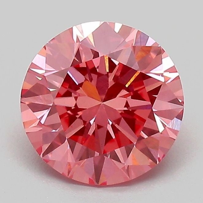 Loose Diamond - ROUND 1.59ct Fancy Vivid Pink VS1: Loose Diamond - ROUND 1.59ct Fancy Vivid Pink VS1 Source: This is a real non-mined Diamond that has been grown in a lab Shape: ROUND Carats: 1.59 Color: Fancy Vivid Pink Certification: IGI Video: