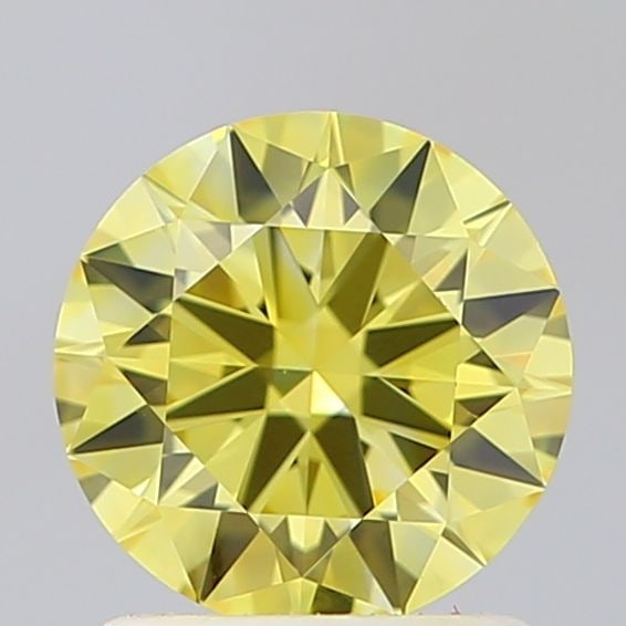 Ideal Loose Diamond - ROUND 1.08ct Fancy Intense Yellow VVS2 (1 of 1)