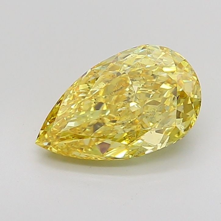 Loose Diamond - PEAR 3.04ct Fancy Vivid Yellow SI1: Loose Diamond - PEAR 3.04ct Fancy Vivid Yellow SI1 Source: This is a real non-mined Diamond that has been grown in a lab Shape: PEAR Carats: 3.04 Color: Fancy Vivid Yellow Certification: IGI Video:
