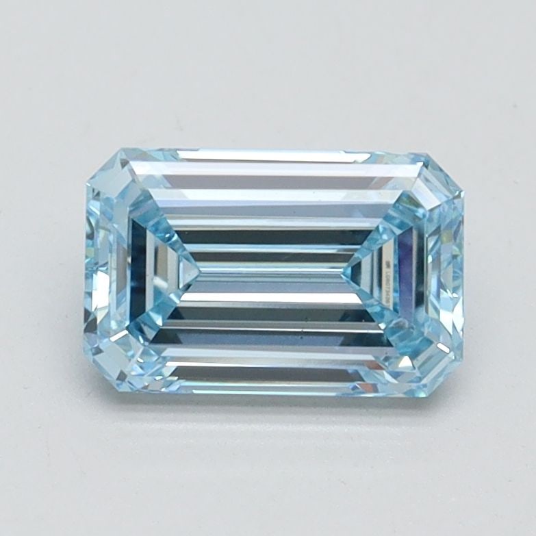 Loose Diamond - EMERALD 1.09ct Fancy Intense Blue VS1: Loose Diamond - EMERALD 1.09ct Fancy Intense Blue VS1 Source: This is a real non-mined Diamond that has been grown in a lab Shape: EMERALD Carats: 1.09 Color: Fancy Intense Blue Certification: IGI Vid