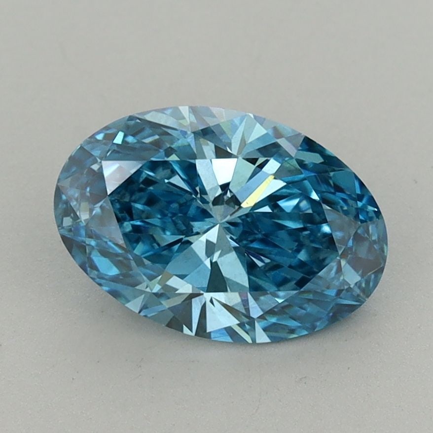 Loose Diamond - OVAL 1.52ct Fancy Vivid Blue VS2: Loose Diamond - OVAL 1.52ct Fancy Vivid Blue VS2 Source: This is a real non-mined Diamond that has been grown in a lab Shape: OVAL Carats: 1.52 Color: Fancy Vivid Blue Certification: IGI Video: