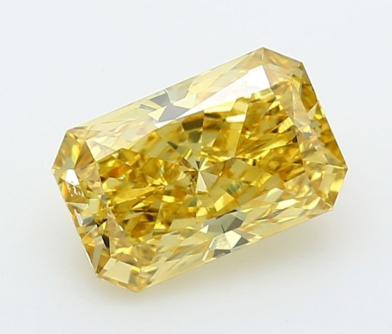 Loose Diamond - RADIANT 2.04ct Fancy Vivid Yellow VS1: Loose Diamond - RADIANT 2.04ct Fancy Vivid Yellow VS1 Source: This is a real non-mined Diamond that has been grown in a lab Shape: RADIANT Carats: 2.04 Color: Fancy Vivid Yellow Certification: IGI Vid