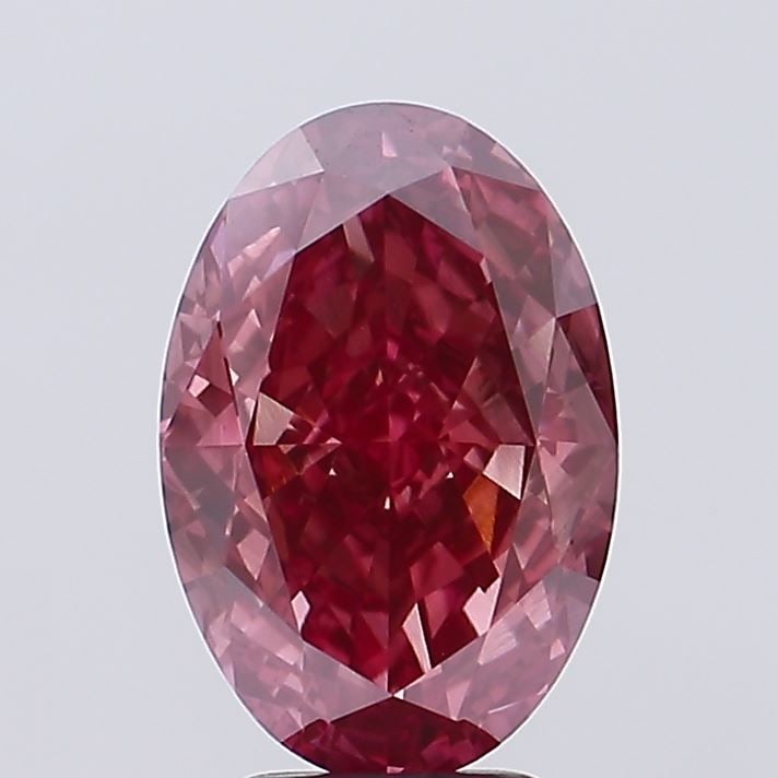 Loose Diamond - OVAL 5.12ct Fancy Vivid Pink VS1: Loose Diamond - OVAL 5.12ct Fancy Vivid Pink VS1 Source: This is a real non-mined Diamond that has been grown in a lab Shape: OVAL Carats: 5.12 Color: Fancy Vivid Pink Certification: IGI Video: