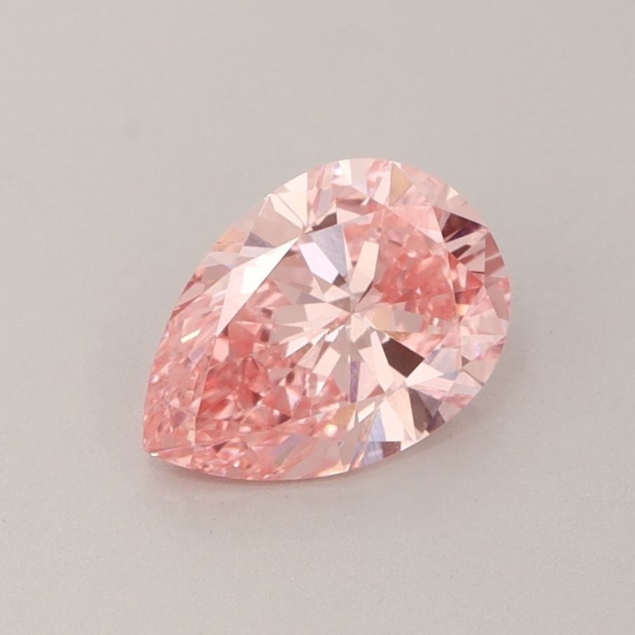 Loose Diamond - PEAR 1.0ct Fancy Vivid Pink VS2: Loose Diamond - PEAR 1.0ct Fancy Vivid Pink VS2 Source: This is a real non-mined Diamond that has been grown in a lab Shape: PEAR Carats: 1.0 Color: Fancy Vivid Pink Certification: IGI Video: Video