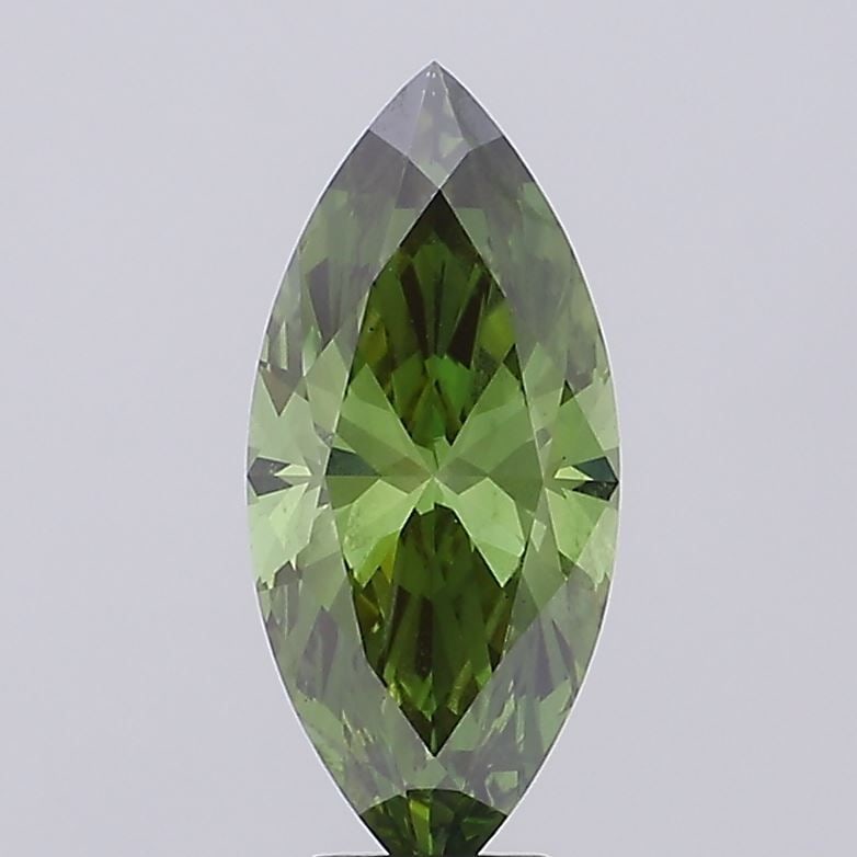 Loose Diamond - MARQUISE 5.0ct Fancy Vivid Green VS1: Loose Diamond - MARQUISE 5.0ct Fancy Vivid Green VS1 Source: This is a real non-mined Diamond that has been grown in a lab Shape: MARQUISE Carats: 5.0 Color: Fancy Vivid Green Certification: IGI