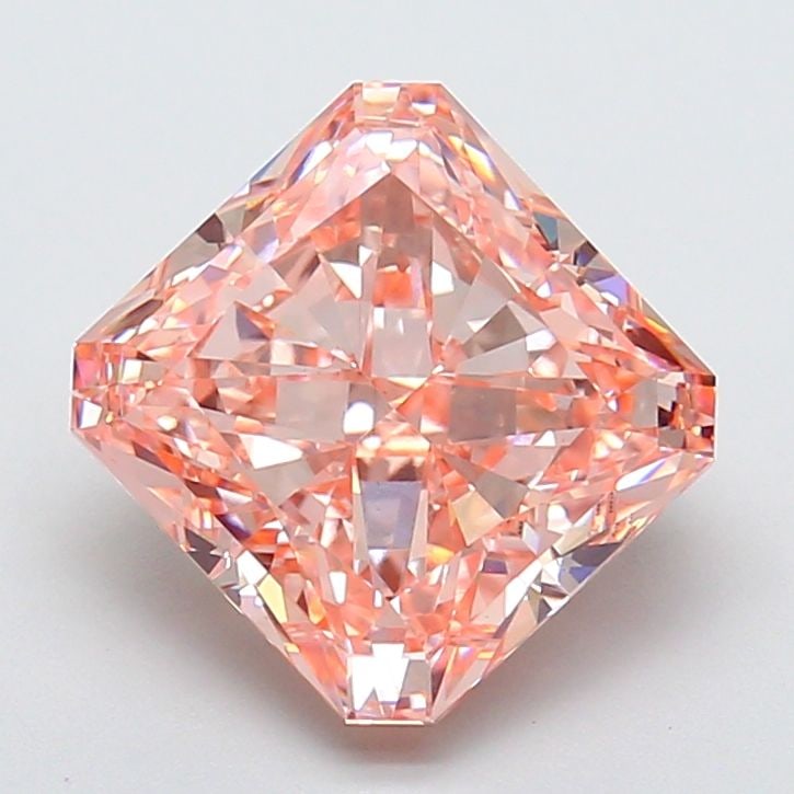 Loose Diamond - SQUARE RADIANT 5.09ct Fancy Intense Pink VS1: Loose Diamond - SQUARE RADIANT 5.09ct Fancy Intense Pink VS1 Source: This is a real non-mined Diamond that has been grown in a lab Shape: SQUARE RADIANT Carats: 5.09 Color: Fancy Intense Pink Certific