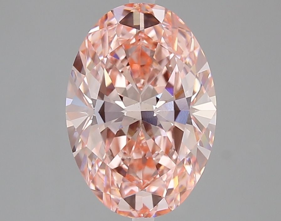 Loose Diamond - OVAL 3.01ct Fancy Vivid Pink VS1: Loose Diamond - OVAL 3.01ct Fancy Vivid Pink VS1 Source: This is a real non-mined Diamond that has been grown in a lab Shape: OVAL Carats: 3.01 Color: Fancy Vivid Pink Certification: IGI Video: