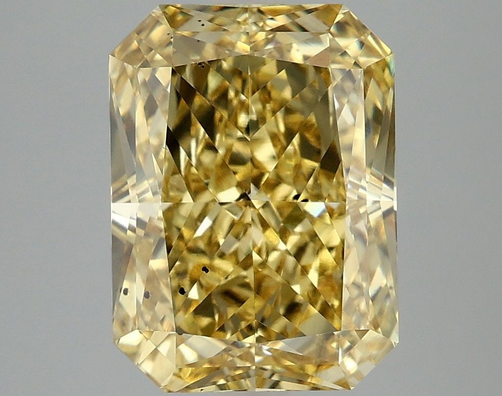 Loose Diamond - RADIANT 5.06ct Fancy Intense Yellow VS2: Loose Diamond - RADIANT 5.06ct Fancy Intense Yellow VS2 Source: This is a real non-mined Diamond that has been grown in a lab Shape: RADIANT Carats: 5.06 Color: Fancy Intense Yellow Certification: IGI