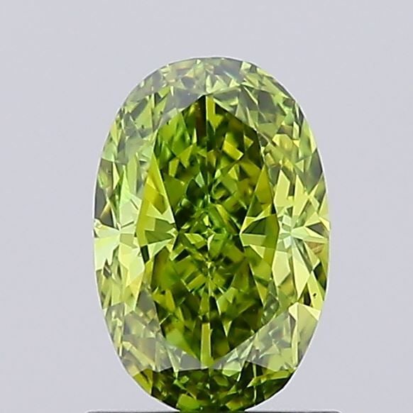 Loose Diamond - OVAL 1.01ct Fancy Vivid Green VS1: Loose Diamond - OVAL 1.01ct Fancy Vivid Green VS1 Source: This is a real non-mined Diamond that has been grown in a lab Shape: OVAL Carats: 1.01 Color: Fancy Vivid Green Certification: NONE Video: