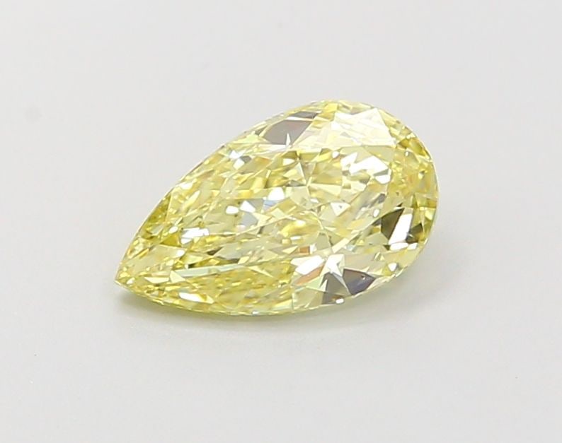 Loose Diamond - PEAR 1.03ct Fancy Intense Yellow VS1: Loose Diamond - PEAR 1.03ct Fancy Intense Yellow VS1 Source: This is a real non-mined Diamond that has been grown in a lab Shape: PEAR Carats: 1.03 Color: Fancy Intense Yellow Certification: IGI Video
