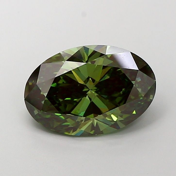Loose Diamond - OVAL 4.04ct Fancy Deep Green VS1: Loose Diamond - OVAL 4.04ct Fancy Deep Green VS1 Source: This is a real non-mined Diamond that has been grown in a lab Shape: OVAL Carats: 4.04 Color: Fancy Deep Green Certification: IGI Video: